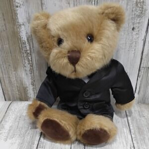 Vintage 1991 Ralph Lauren Teddy Bear  in Black Suit White Shirt Denim Jeans